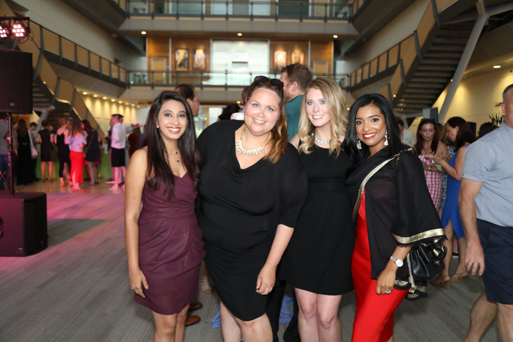 Rekma Porter, Frances Van Oost, Kourtney Houston, K.C. Vidal